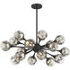 Matisse 18 Light 20.5 inch Matte Black Chandelier Ceiling Light