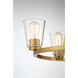 Calhoun 5 Light 25 inch Warm Brass Chandelier Ceiling Light, Essentials