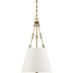 Austin 4 Light 18 inch Warm Brass Pendant Ceiling Light, Essentials