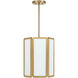 Leeds 3 Light 12 inch Warm Brass Pendant Ceiling Light