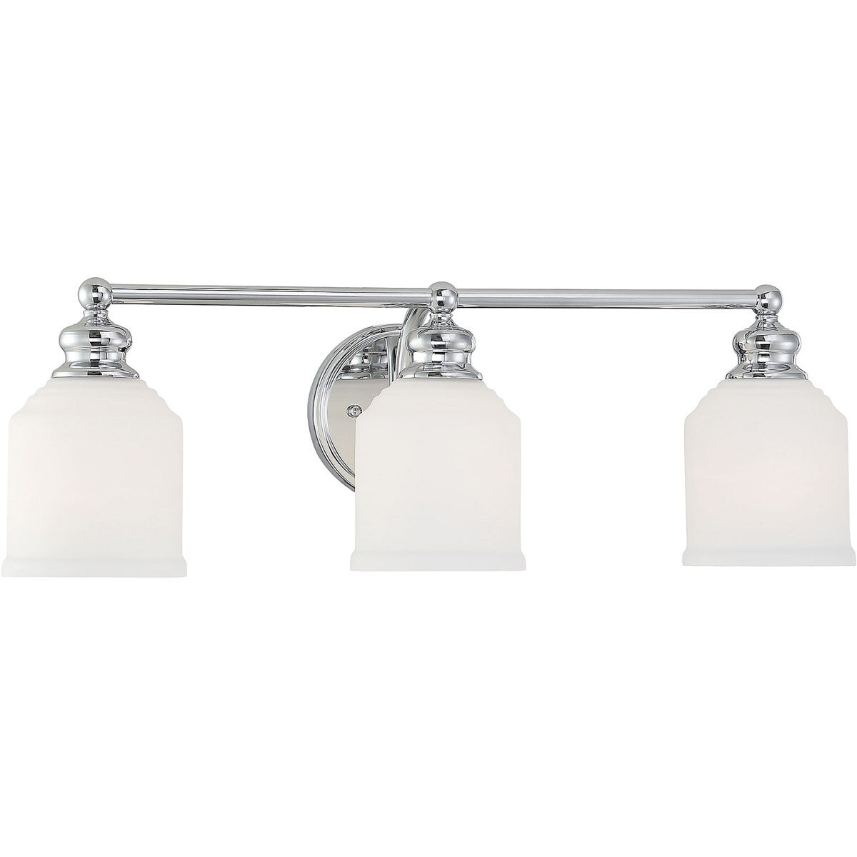 Melrose 3 Light 24 inch Polished Chrome Bathroom Vanity Light Wall Light, Essentials