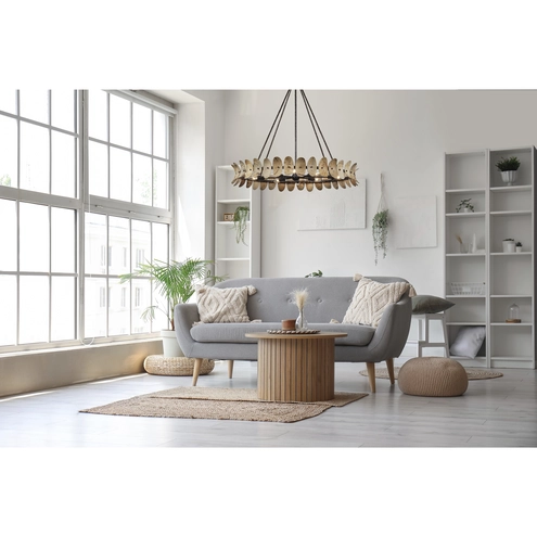 Monarch Mist Color Savoy House 1-8124-8-26 Monarch 8 Light 36 inch Champagne Mist with ...