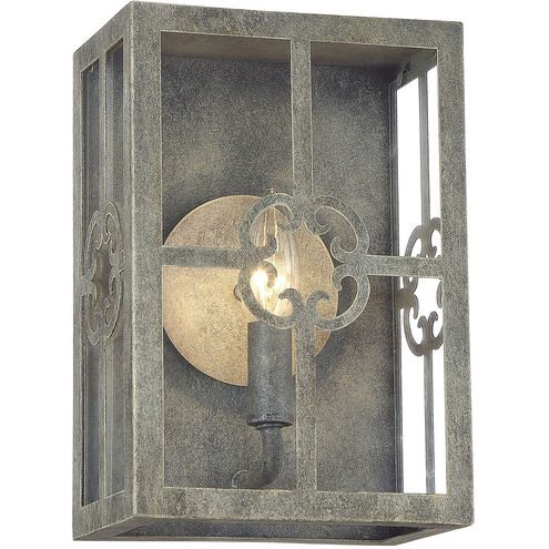 Dalton 1 Light 10 inch Misty Sky Outdoor Sconce
