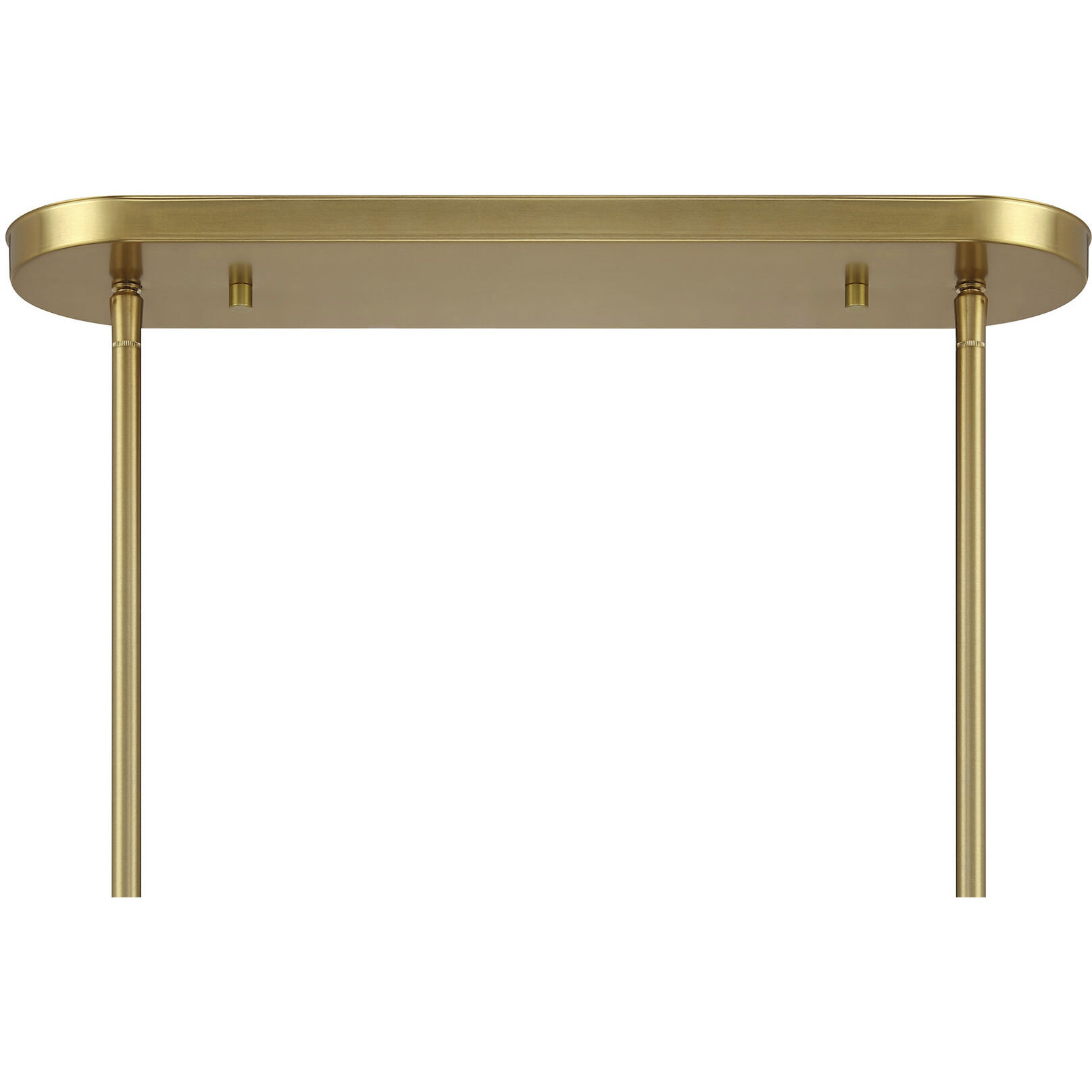 Holton Linear Chandelier Ceiling Light in Warm Brass