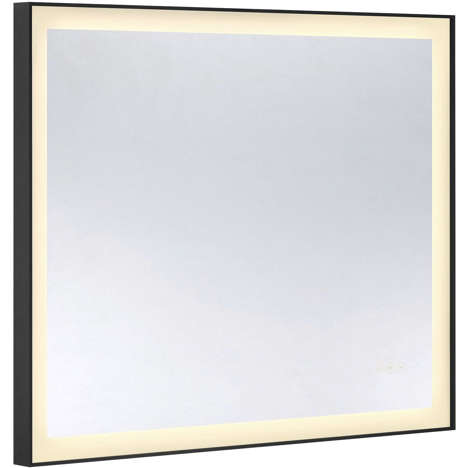 Paulding 36 X 30 inch Black Mirror, Frontlit