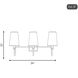 Cameron 3 Light 24 inch Polished Nickel Bathroom Vanity Light Wall Light, Essentials