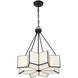 Reiling 3 Light 20 inch Matte Black Pendant Ceiling Light
