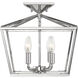 Townsend 4 Light 13.00 inch Semi-Flush Mount