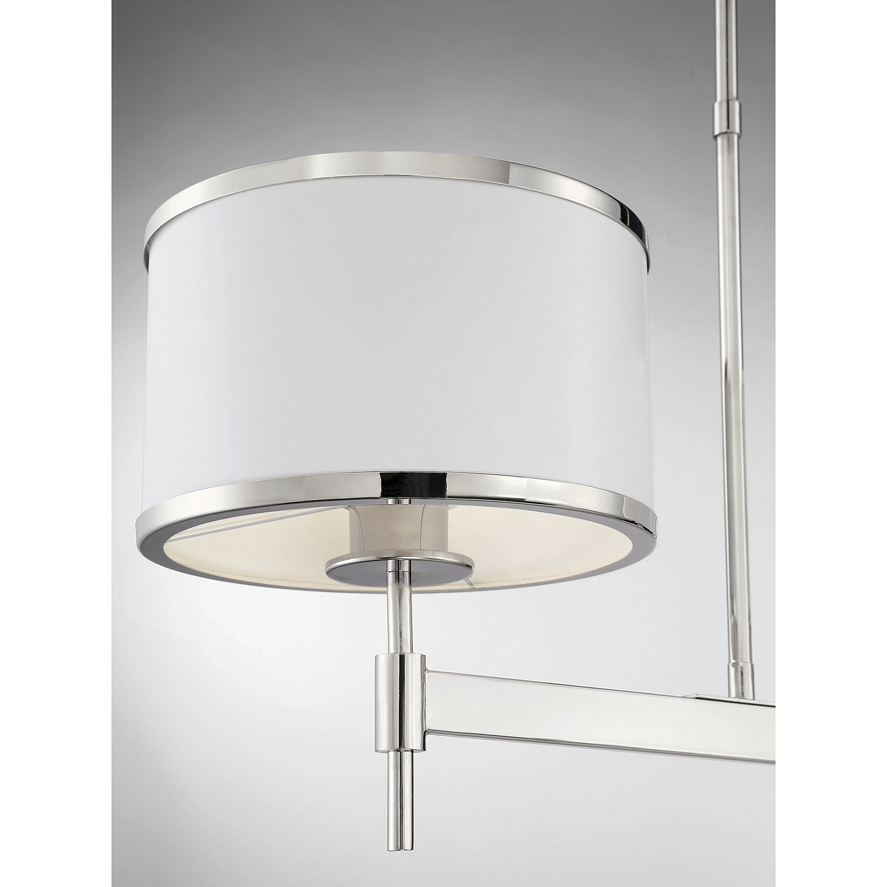 Savoy House 1-187-3-172 Delphi 3 Light 42 inch White with Polished