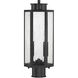 Hawthorne 2 Light 17.25 inch Black Outdoor Post Lantern, Lighting One