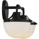Meredith 2 Light 16.5 inch Matte Black Bathroom Vanity Light Wall Light