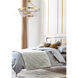 Bergamo 6 Light 26 inch Warm Brass Pendant Ceiling Light