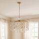 Irina 6 Light 26 inch Noble Brass Chandelier Ceiling Light