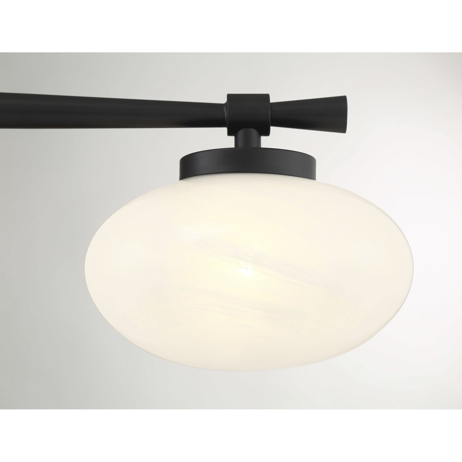 Barrow 3 Light 25 inch Matte Black Bathroom Vanity Light Wall Light