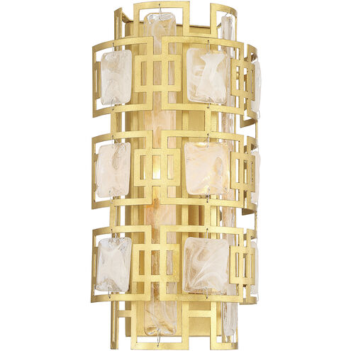 Portia 2 Light 8 inch True Gold Wall Sconce Wall Light