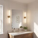Connor LED 30 inch Brass Vanity Light Wall Light
