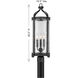 Preston 3 Light 26.5 inch Iron Oxide Outdoor Post Lantern