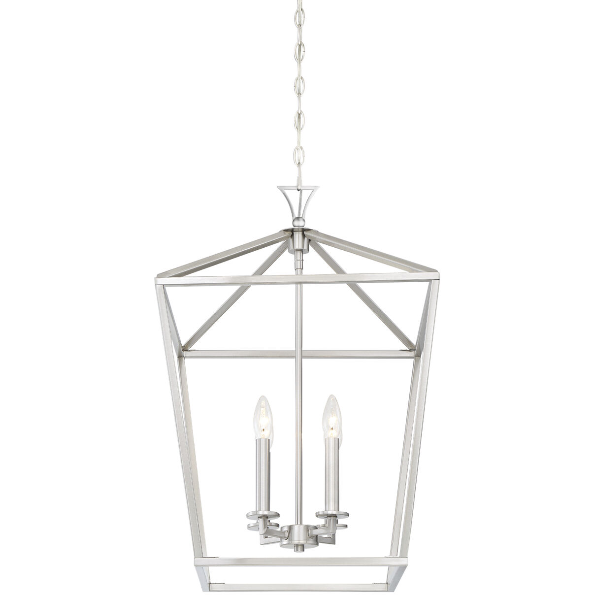 Townsend 4 Light 17 inch Satin Nickel Pendant Ceiling Light, Essentials