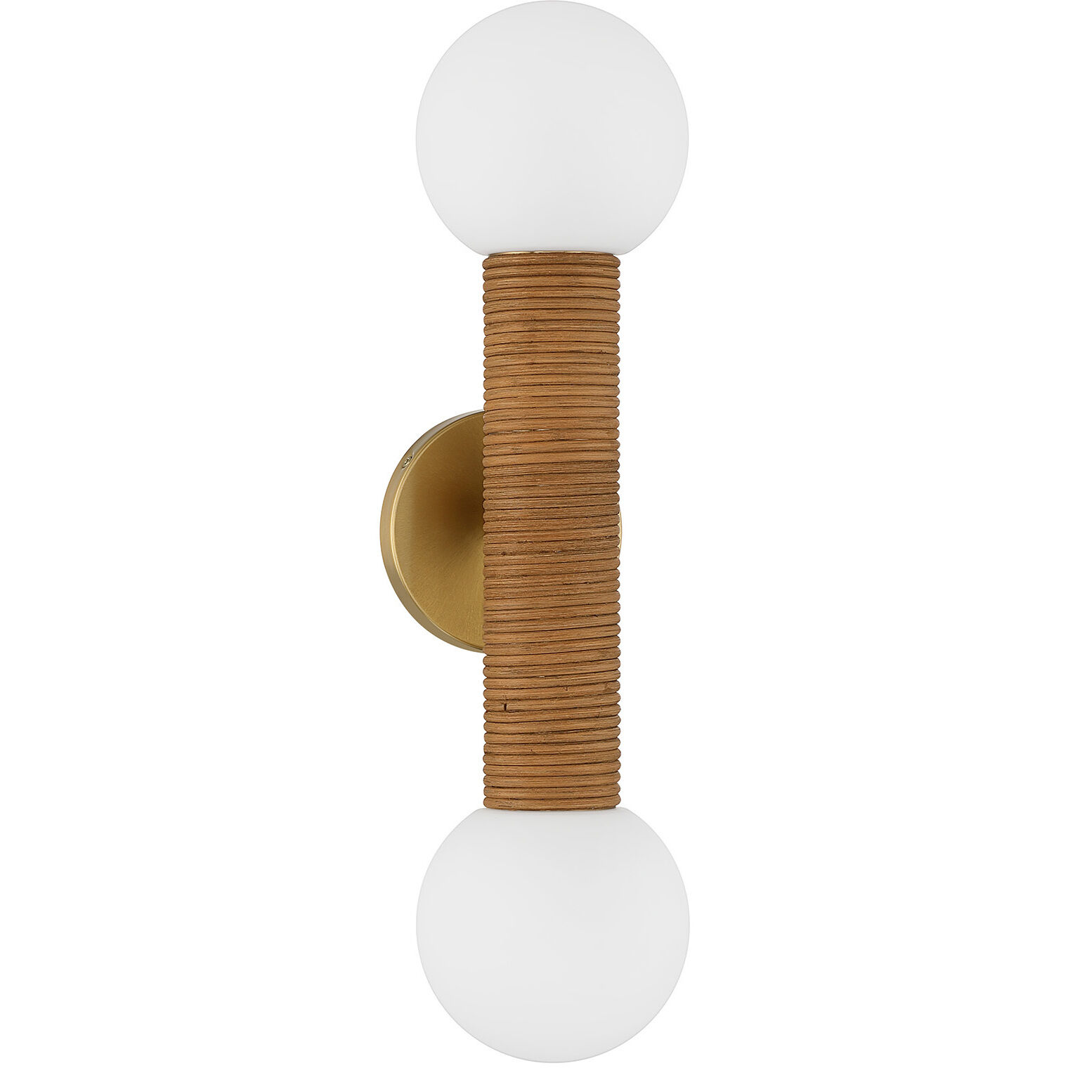 Jarrell 2 Light 5.13 inch Warm Brass Wall Sconce Wall Light