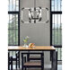 Rotterdam 6 Light 24.75 inch Matte Black Pendant Ceiling Light, Essentials