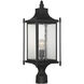 Dunnmore 1 Light 24 inch Matte Black Outdoor Post Lantern