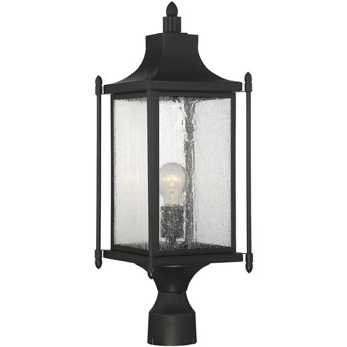 Dunnmore 1 Light 24 inch Matte Black Outdoor Post Lantern