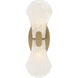 Bancroft Wall Sconce Wall Light in Noble Brass