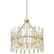 Royale 5 Light 22 inch Noble Brass Pendant Ceiling Light