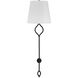 Roxbury 2 Light 9.5 inch Matte Black Wall Sconce Wall Light