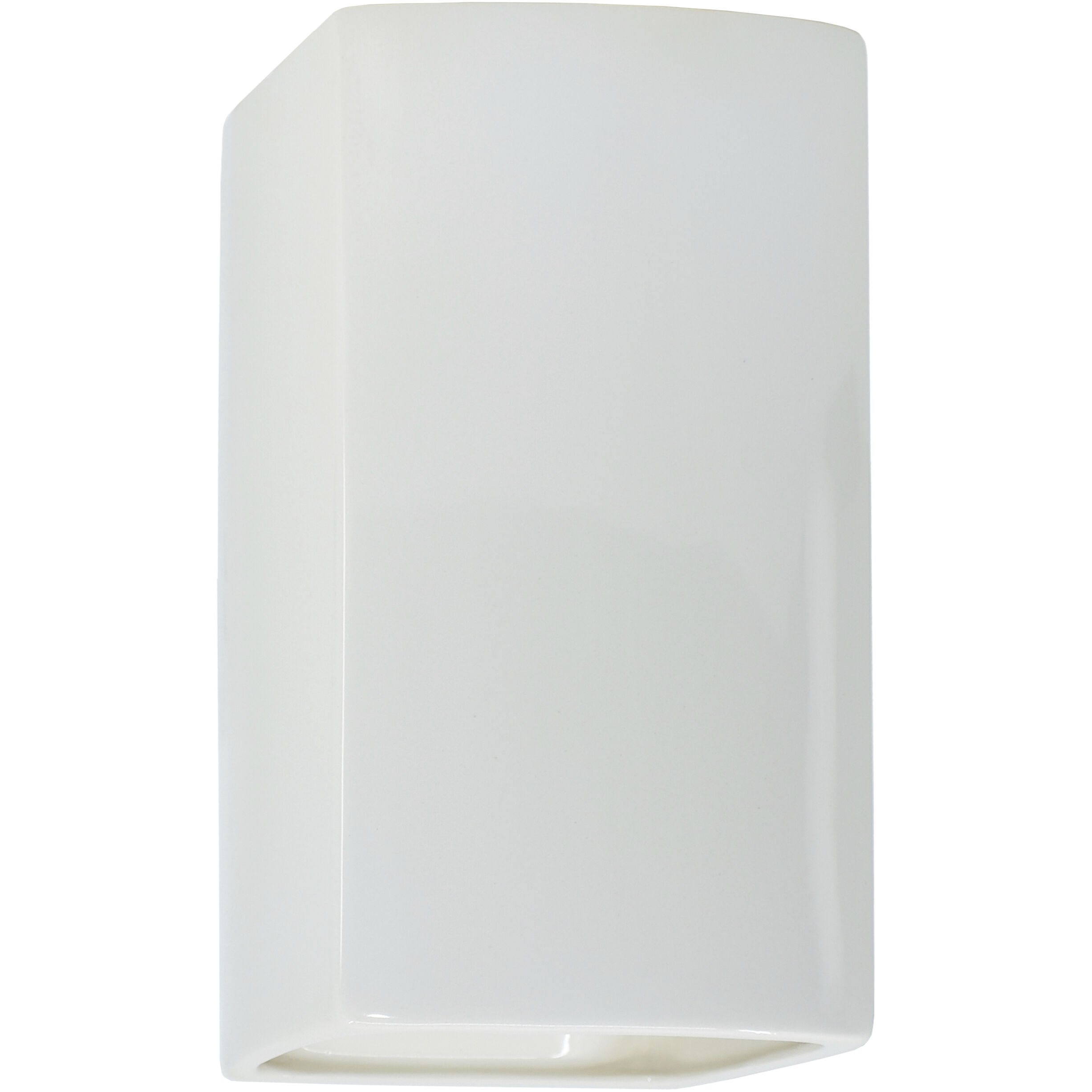 Ambiance LED 9.5 inch Gloss White Outdoor Wall Sconce