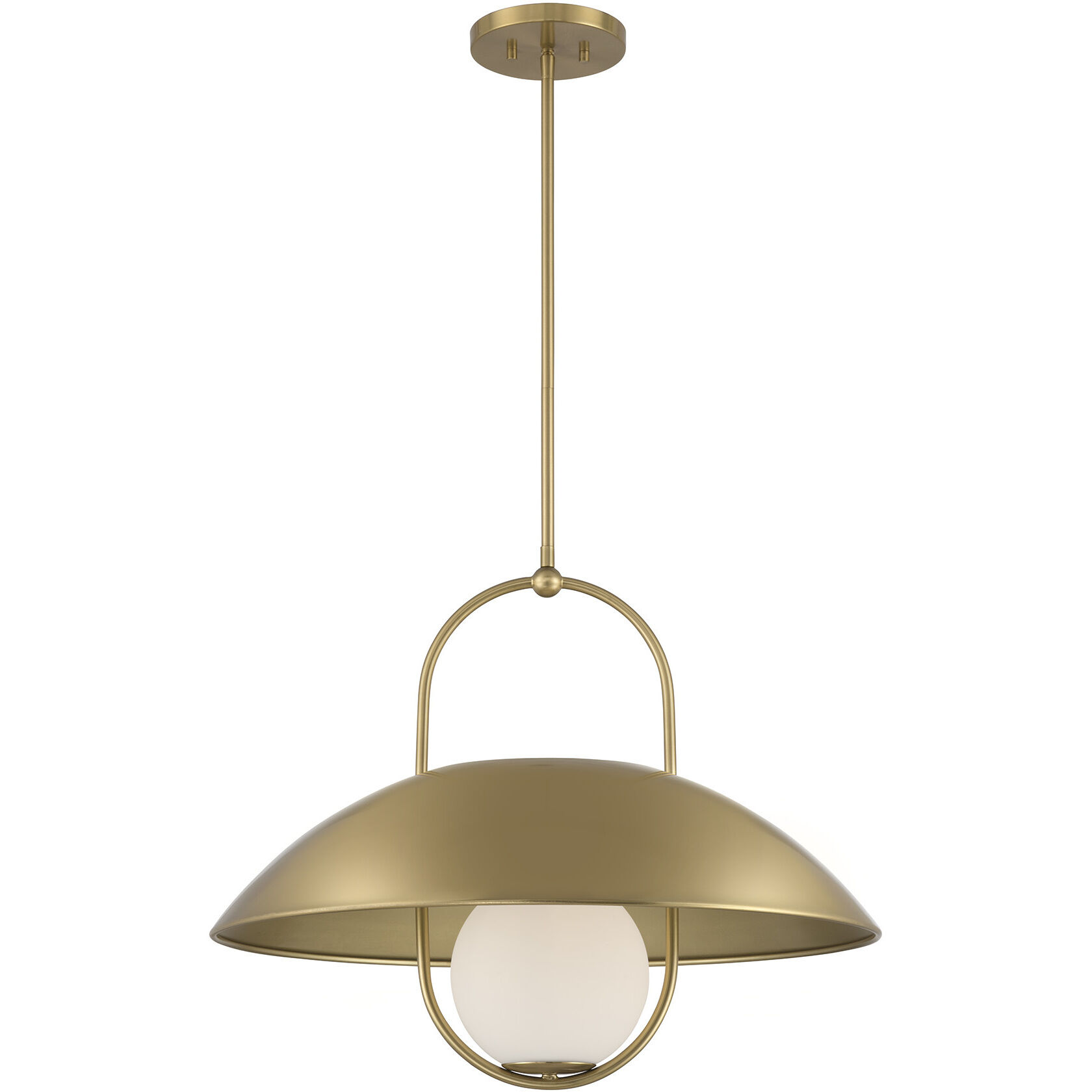 Lehigh 1 Light 22 inch Warm Brass Pendant Ceiling Light