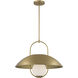 Lehigh 1 Light 22 inch Warm Brass Pendant Ceiling Light