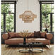 Medlock 8 Light 32 inch Burnished Brass Outdoor Chandelier