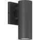Kelley LED 8 inch Matte Black Outdoor Wall Lantern