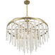 Jeanette 8 Light 30 inch Noble Brass Chandelier Ceiling Light