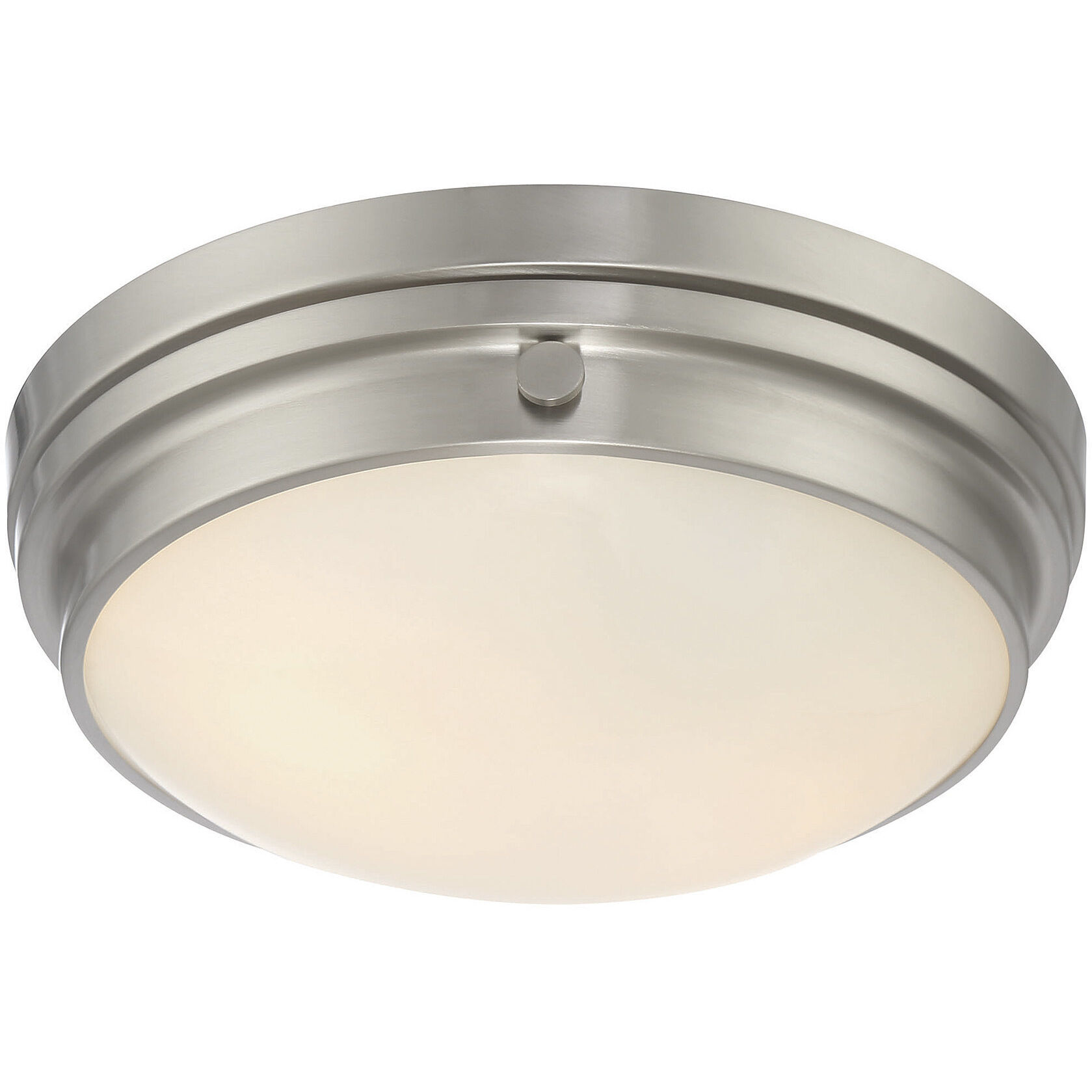 Lucerne 2 Light 13.25 inch Satin Nickel Flush Mount Ceiling Light, Essentials