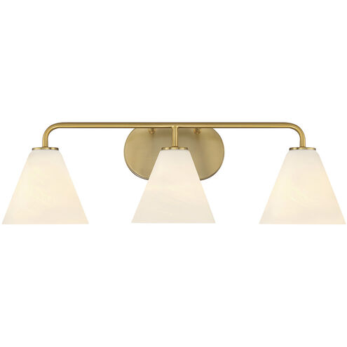 Blair 3 Light 25.5 inch Warm Brass Bath Wall Light