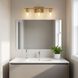 Calhoun 3 Light 24 inch Warm Brass Bathroom Vanity Light Wall Light, Essentials