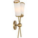 Denison 2 Light 15.75 inch Warm Brass Wall Sconce Wall Light