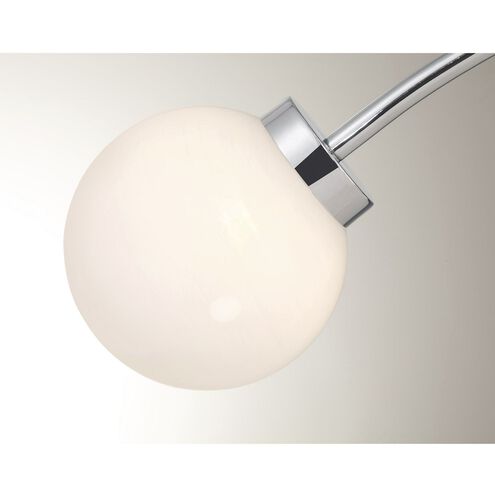 Redfield 5 Light 36 inch Chrome Convertible Semi-Flush Ceiling Light