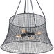 Longleaf 4 Light 28 inch Matte Black Outdoor Chandelier