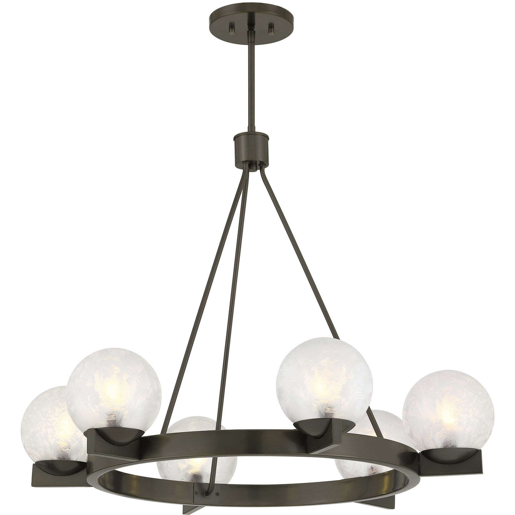 Darien 6 Light 32 inch Mediterranean Bronze Chandelier Ceiling Light