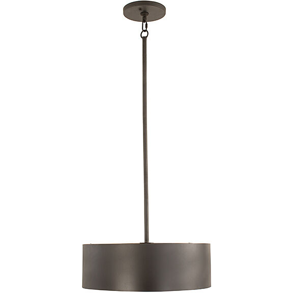 Azores 4 Light 18 inch Black Cashmere Convertible Semi-Flush or Pendant Ceiling Light