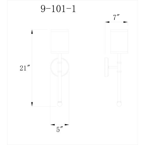 Fremont 1 Light 5 inch Matte Black Wall Sconce Wall Light, Essentials