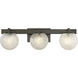 Darien 3 Light 25 inch Mediterranean Bronze Bathroom Vanity Light Wall Light
