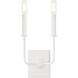 Avondale 2 Light 7 inch Bisque White ADA Wall Sconce Wall Light, Essentials