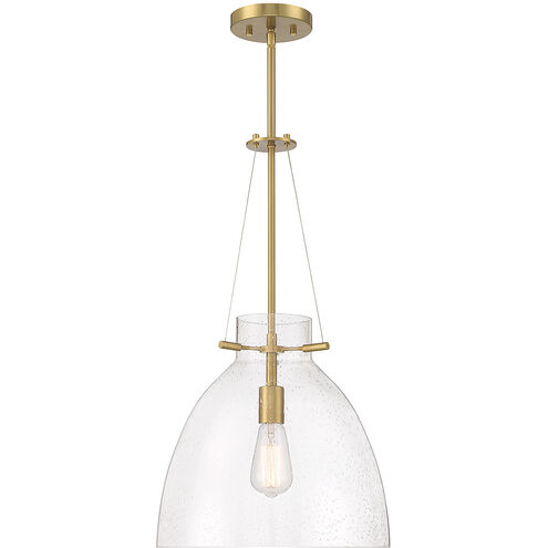 Foster 1 Light 14 inch Warm Brass Pendant Ceiling Light