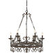 Flanders 6 Light 34 inch Fieldstone Chandelier Ceiling Light