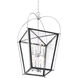 Dunbar 8 Light 20 inch Matte Black with Polished Chrome Pendant Ceiling Light in Matte Black with Polished Chrome Accents