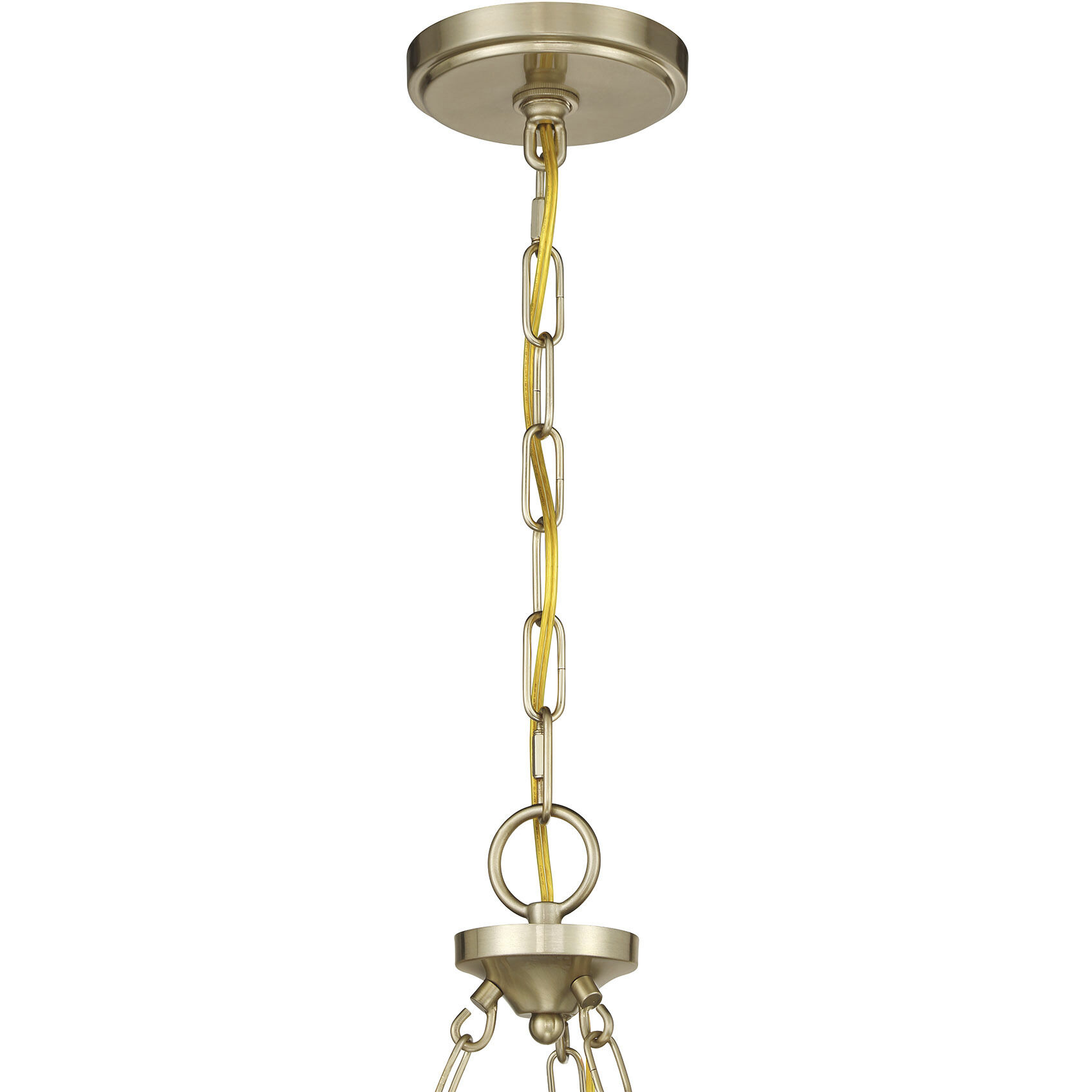 Orianna 6 Light 26 inch Noble Brass Chandelier Ceiling Light